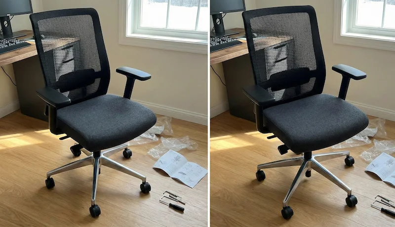 Office chair assembly